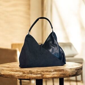 🖤 Black Faux Leather Asymmetrical Shoulder Bag 🖤